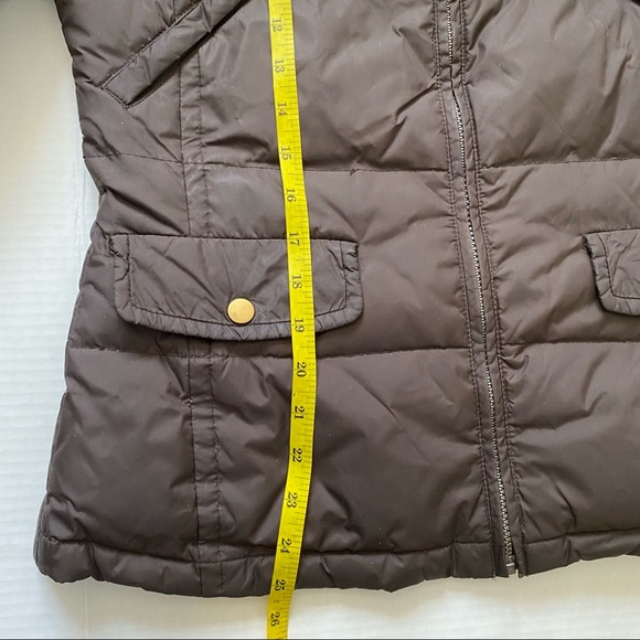 Jacob women’s brown down filled puffer coat parka size Medium - Picture 11 of 12